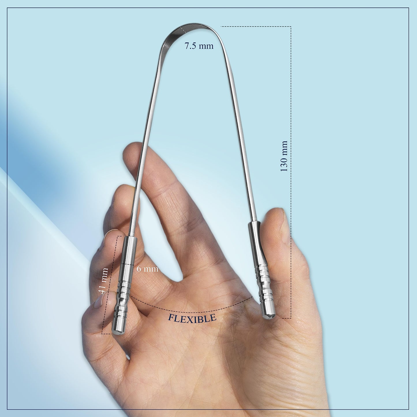 Stainless Steel Tongue Scraper